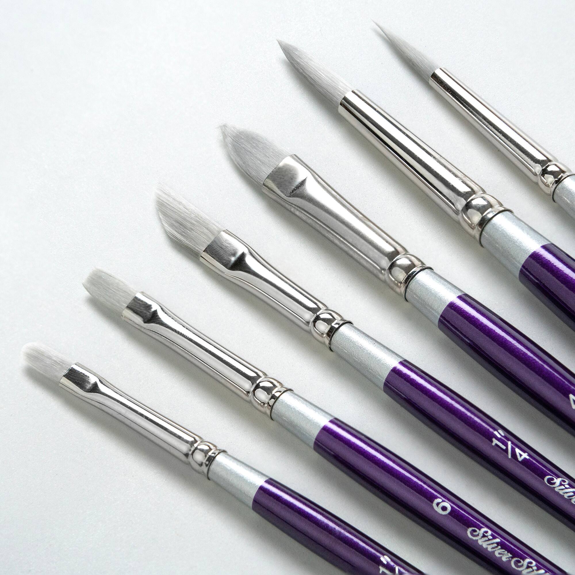 Silver Brush Limited Silver Silk 88® 6 Piece Creative Brush Set